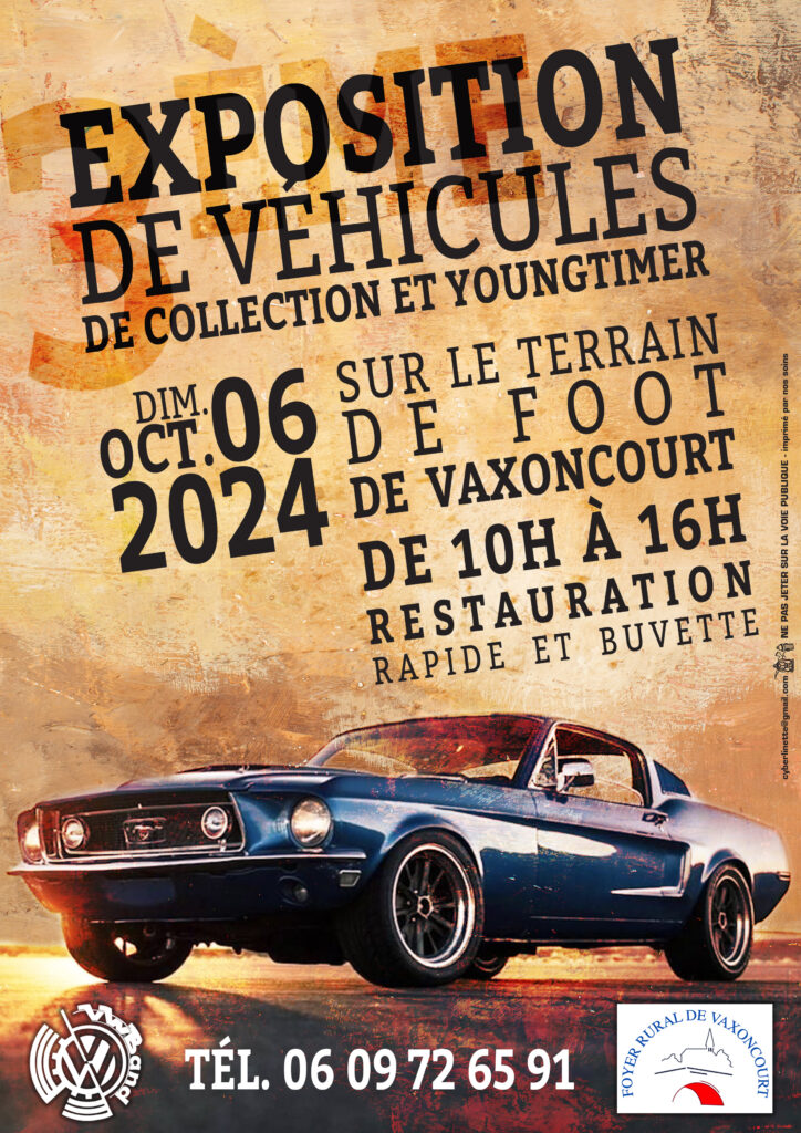 Exposition de véhicules de collection et youngtimer